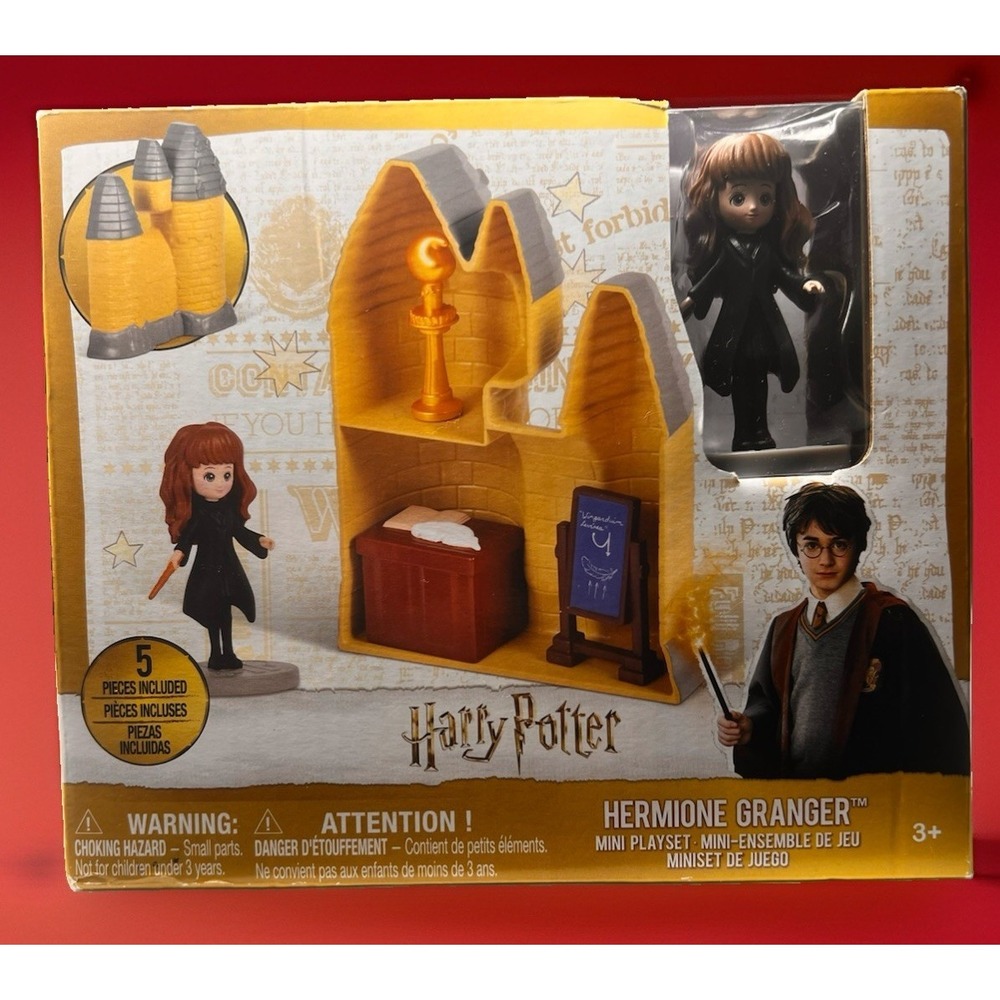 New Harry Potter Hermione Granger Mini Playset Figure Spin Master 2025 NIB